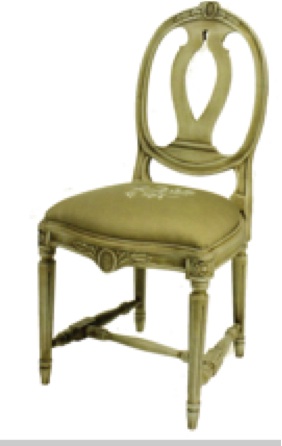 Recouvrir une chaise de style