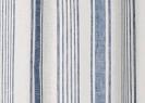 Rayure transat bleu indigo et blanche Largeur 280 cm