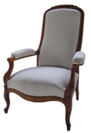 recouvrir un fauteuil voltaire