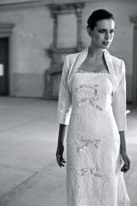 Dentelle mariage robe couture