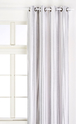 Rayure transat blanche et grise Largeur 280 cm