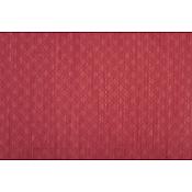 Tissu damassé bicolore fond chiné Rouge