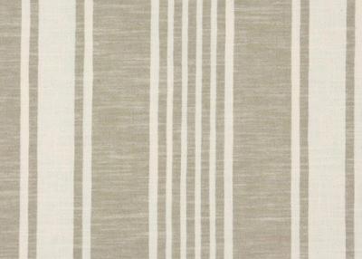 Rayure transat gris beige et ivoire  Largeur 280 cm