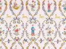 Toile de jouy chinoiserie Satincoton imprimé GEISHA 