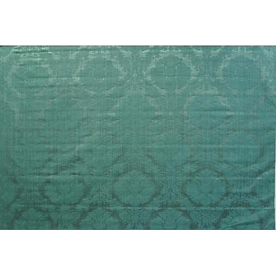 Tissu damassé et chiné motif grenade Bleu