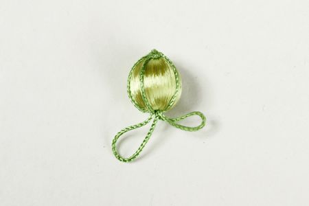 Bouton Boule Ficelle Vert