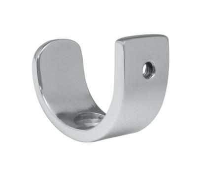 Tringles à Rideaux Collection Palace Chrome : 2 Supports Berceaux pour Tube Arrière