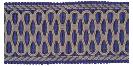 Galon jacquard style années 30 largeur 68mm 