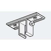 Support plafond à platiné pour rail 100 Blanc