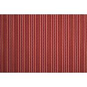 Tissu rayé et damassé sur fond chiné  Rouge