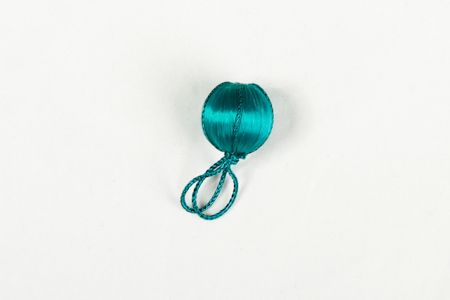 Bouton Boule Ficelle Turquoise