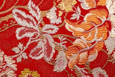 Tissu ameublement laine jacquard