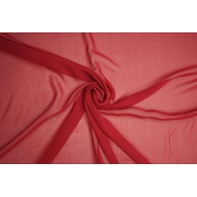 Tissu Mousseline Georgette  Rubi vendu au mètre