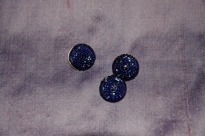 Bouton Bijoux Bleu