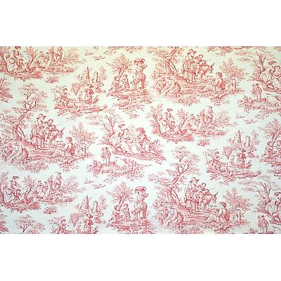 Toile de jouy à La Campagne Rouge