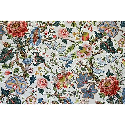 Toile de jouy Madurai Multicolore 