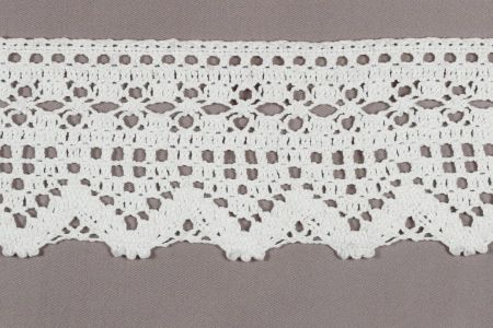 Galon Crochet Blanc