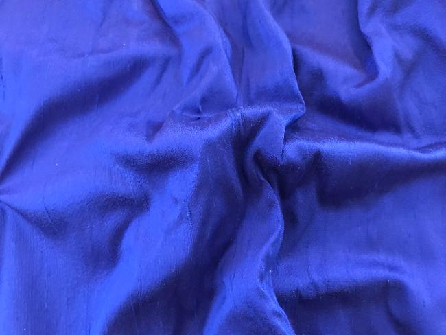 Soie Shantung Sauvage Bleu indigo 0m89