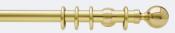  Embout contemporain pour tube- Boulet en Laiton 20 mm - B28647