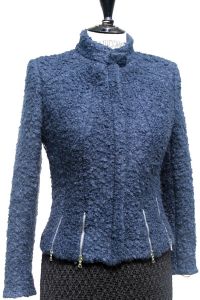 Veste Tweed Bleu