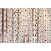 Toile de jouy Charlotte Rouge
