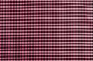 Pièce de shantung de soie vichy fil teint rose et noir 49M