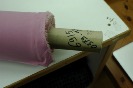 Lot Georgette de Soie lycra  haute couture rose lilas 30 Mètres