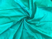 Soie Shantung Sauvage Lisse Vert Canard 0m38