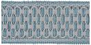 Galon jacquard style années 30 largeur 68mm 