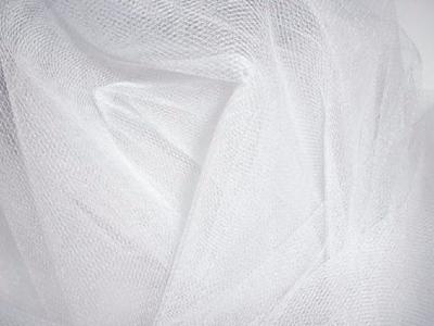 Tulle de soie blanc largeur 183 CM