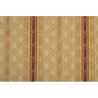 Tissu damassé et rayéfond chiné imberline Beige