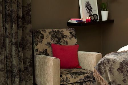velours imprim rideaux sige fauteuil