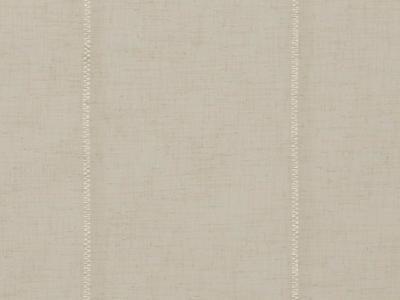 Voilage rayé vertical fine rayure damier beige L300 cm Calvi