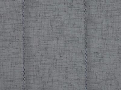 Voilage rayé vertical fine rayure damier gris L300 cm Calvi