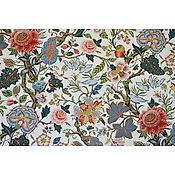 Toile de jouy Madurai Multicolore 