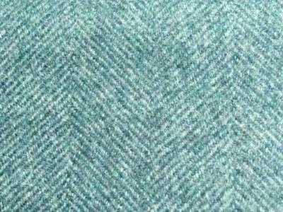 Chevron anglais 100% laine poids tailleur coloris Jade 