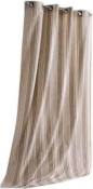 Rayure transat gris beige et ivoire  Largeur 280 cm