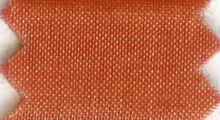 Organza de Soie - Rouge - Orange