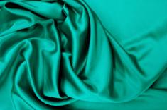 Crepe de Satin Polyester Vert Sapin