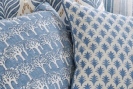 Toile polyester  PALMA BLUE