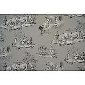 Toile de jouy Plaisirs D'été Gris