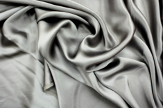 Crepe de Satin de Soie Taupe