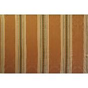 Tissu rayé et damassé sur fond chiné Orange