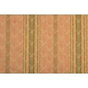 Tissu damassé et rayéfond chiné imberline Rose