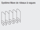 Rail WAVE LOURD 6010 cintré 2m94  ampleur 1,75 