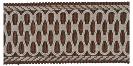 Galon jacquard style années 30 largeur 68mm 