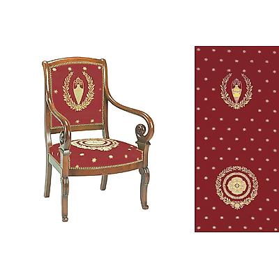 Casal Empire Otrante Fauteuil Rouge