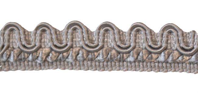 Passementerie  Lézarde 13 mm gris bleuté 