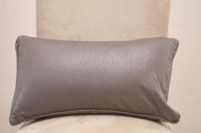 Lot de  2 coussins en velours de gênes marron glacé