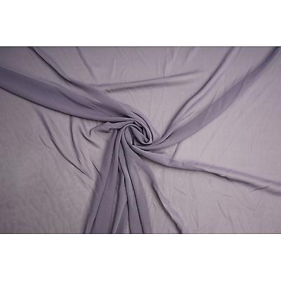 Tissu Mousseline Georgette  Raisin vendu au mètre